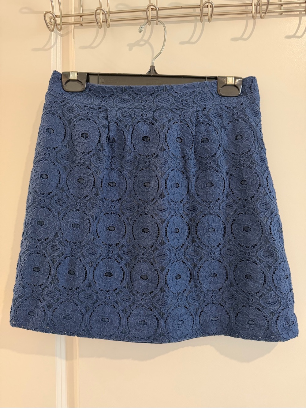 Merona Navy Blue Crochet Mini Skirt
